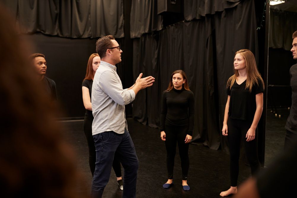 The benefits of individualized attention in acting school.